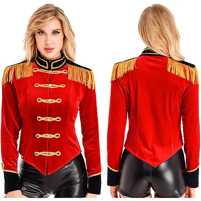 US Woman Costume Blazer Coat Medieval Steampunk Tailcoat Victorian Gothic Jacket • $21.70