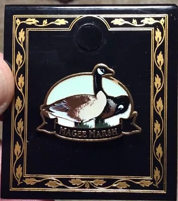 Magee Marsh Goose Geese Lapel Pin Oak Harbor Ohio Pinback Wildlife Area • $8.95