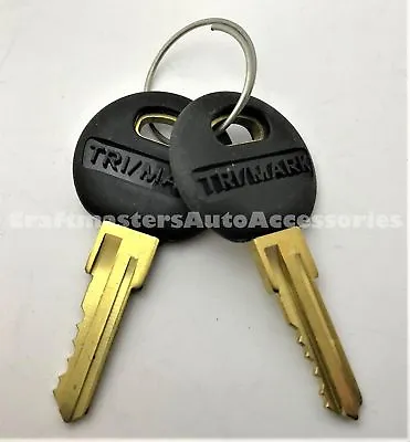 $11.95 • Buy Tonneau Cover / RV Storage / Trailer Trimark Handle Lock 2 Keys Various TM #'s