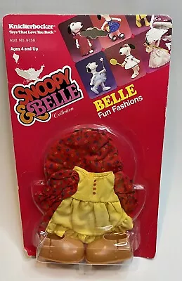 Vintage Knickerbocker Snoopy & Belle Clothes Fashion Party Dress Shoes Peanuts • $20