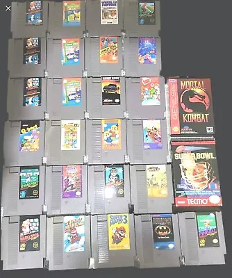 💥Nintendo Nes Original OEM Authentic. Cleaned & Tested (Pick Your Games)💥 • $14.99