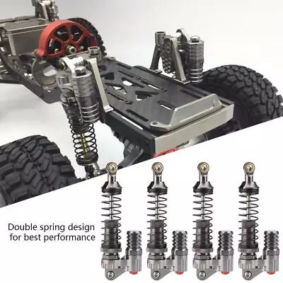 4Pcs 100mm Adjustable Shock Absorber For Axial SCX10 TRX-4 RC 1:10 Crawler Car • $20.30