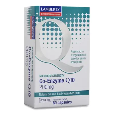 Lamberts Co Enzyme Q10 200Mg 60 Caps • £36.86