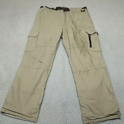 BC Clothing Cargo Pants Men Mx30 36x30 Biege Fleece Lined Expedition Hiking • $16.88