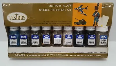 NIB 1970 Vintage Testers Military Flats Model Finishing Paint Kit • $58.99