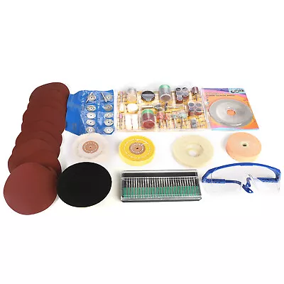 Electric Gem Jewelry Buffer Rock Bench Polishing Grinding Machine Accessories US • $90.75