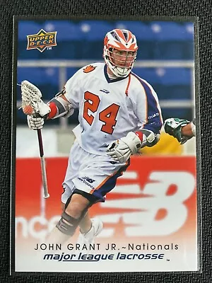 John Grant Jr. 2010 Upper Deck Major League Lacrosse MLL RC Card #76 • $19.99