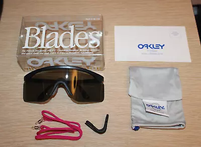 OAKLEY Blades Thermonuclear Protection Sunglasses Vintage 88/89 USA Made EUC CIB • $449.91