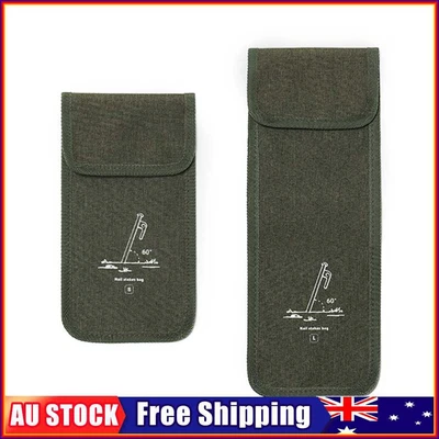 $8.69 • Buy Tent Ground Nails Storage Bag Wind Rope Tent Pegs Case Outdoor Camping Equipment