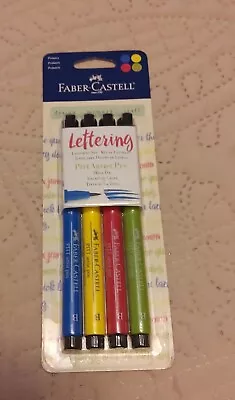 Faber-Castell Primary Lettering Pens Set Of 4 • $9.99