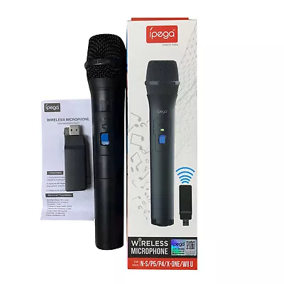 Wireless Microphone Receiver For Switch NS PS4/5 Xbox One Wii U PC Karaoke Game • £25.91