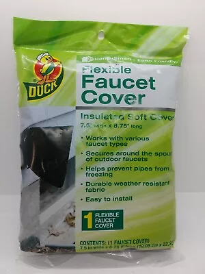 Duck Brand Insulated Soft Flexible Faucet Cover Easy To Install 7.5in X 8.75in • £4.16