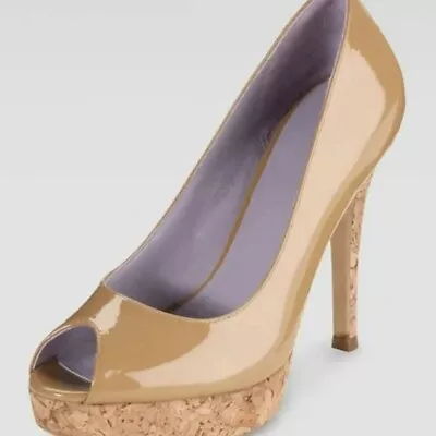 Cole Haan Mariela Air Pump Cork Women's Heels Sz 7 1/2 • $35