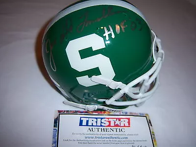 Joe Delamielleure Michigan State Spartans Tristar Signed Mini Helmet • $85