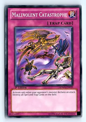 Yu-Gi-Uh Malevolent Catastrophe #SDMA-EN035 Structure Deck: Marik Tcg LP • $2.99