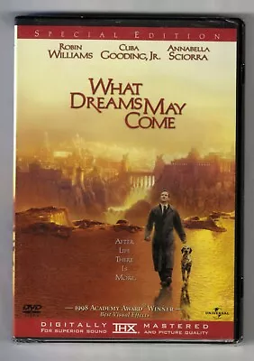 NEW SPECIAL EDITION DVD: WHAT DREAMS MAY COME Robin Williams Cuba Gooding Jr W/S • $7.50