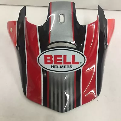 Vintage Motocross Helmet Visor Bell Red Model Unknow Collectable • $39.95