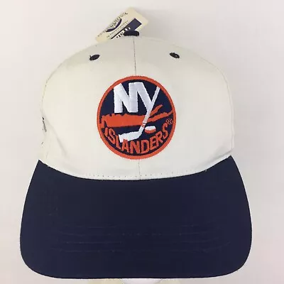 Vtg New York Islanders Hat Vytra Promo NY Logo NHL Hockey Baseball Retro Dad Cap • $14.99