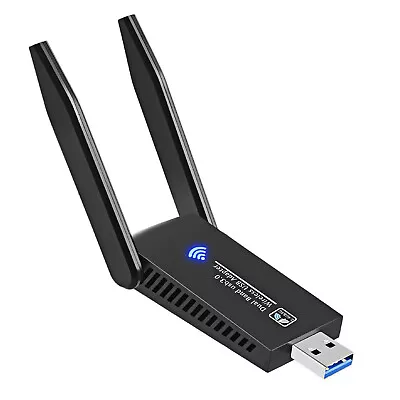 5GHz WiFi Adapter USB 3.0 Dock Wireless Network Card Dual Band 5GHz & 2.4G Black • $27.98