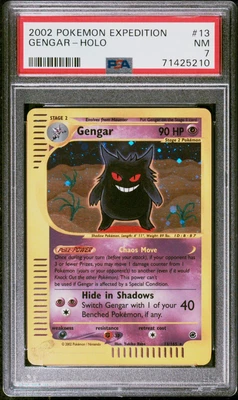 $139.59 • Buy 2002 Pokemon Expedition Base Set WOTC 13/165  Gengar Holo PSA 7 Near Mint