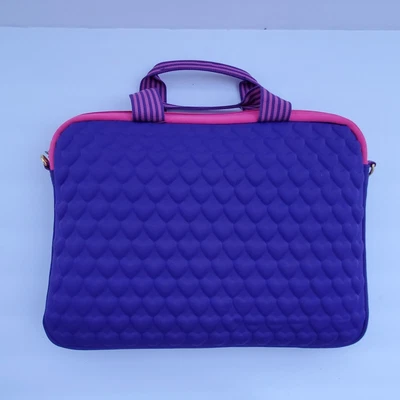 £10.71 • Buy Justin Bieber Laptop Bag Case Quilted Purple Pink New 