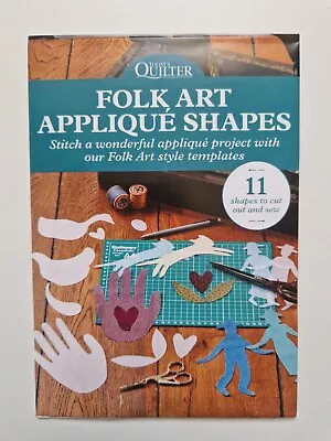 Folk Art Applique Shapes Templates Stitch Sew Cut Quilt Quilting Todays Quilter • £3.49