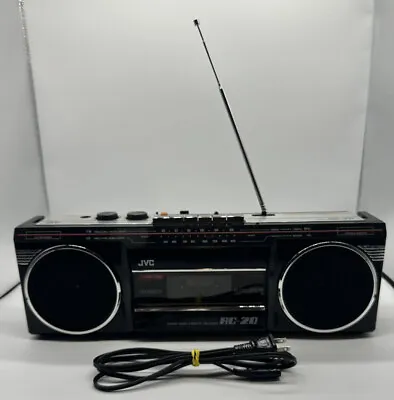 JVC RC-20 1980s Rare Vintage Stereo Radio Cassette Boombox For Parts Or Repair • $74.95