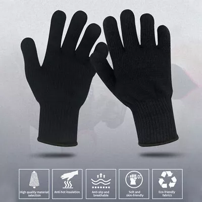 Curling Iron Mitts For Hair Styling Heat Resistant Gloves Hand Protection • £6.08