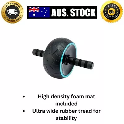 Abdominal Roller Wheel Fitness Waist Core Workout Exercise Wheel Gym Home AB AUS • $14.99