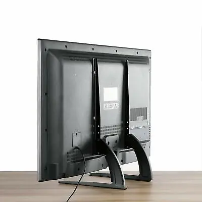$29.93 • Buy Universal Modern LCD Flat Screen TV Table Top Mount Stand Black Base Pedestal US