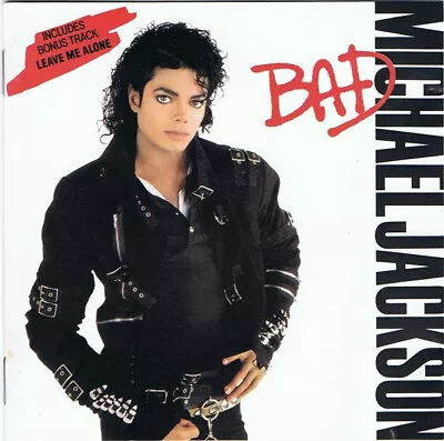 Michael Jackson - Bad (Cd 1987 )**Sold Without Jewel Case - Inlay Discoloured** • £1.89