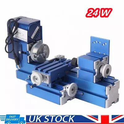 £165.99 • Buy Mini Motorized Lathe Machine 24W DIY Tool Metal Woodworking Hobby Model Making