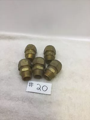 Lot Of (5)  AutoSnap FGP-SFST -750 3/4  Male Straight Brass Fitting • $90