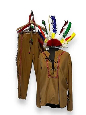 Native American Western Wild West Size Large - Ex Hire Fancy Dress Costume • £25