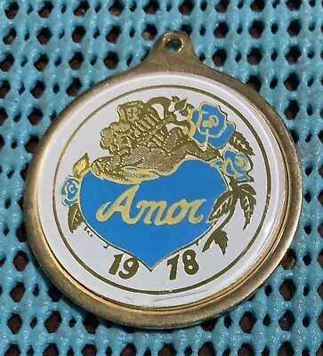 1978 Krewe Of AMOR  Mardi Gras Looped Badge / Charm • $3.99