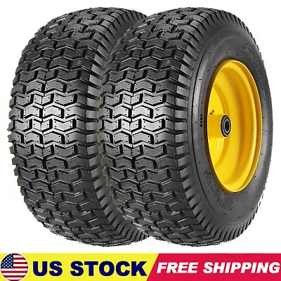2Set 20x8.00-8 Lawn Mower Tires W/ Rims 20x8x8 Lawn Tractor Turf Tire 20x8-8 4PR • $148.99