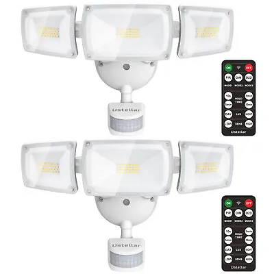 Ustellar 2 Pack 55W LED Security Lights Motion Sensor Light Flood Lights Outdoor • $67.99