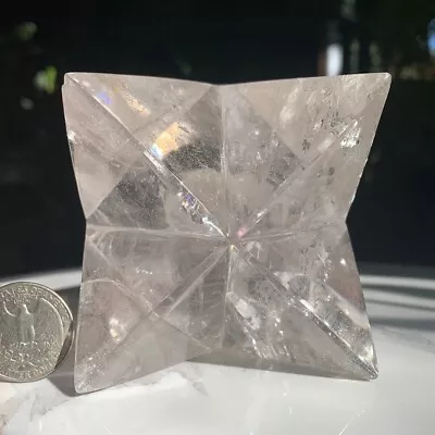 2.7” Clear Quartz Merkaba 530 Grams • £146.49