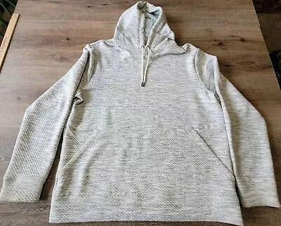 MARC ANTHONY Mens Light Gray Slim Fit Ribbed Hoodie XL Pullover  • $18.99