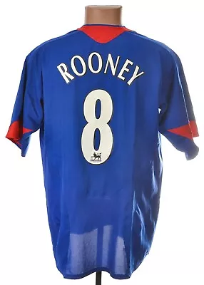 Manchester United 2005/2006 Away Football Shirt #8 Rooney Size L Adult • $69.99