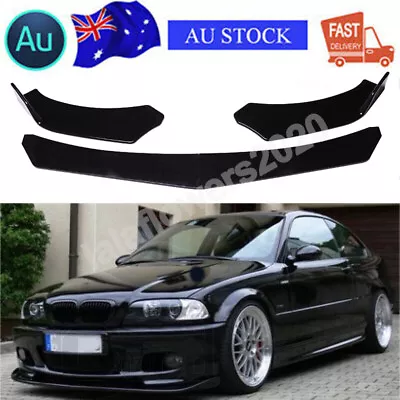 Car Front Bumper Lip Lower Spoiler Splitter Kit Fits Mazda 3 2003-2020 AU • $46.86