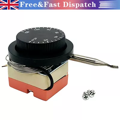 Universal  Radiator Cooling Fan Control Switch With Thermostat Temperature Probe • £9.99