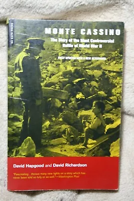 Monte Cassino Controversial WWII Battle Hapgood Richardson SC PB Book • $5