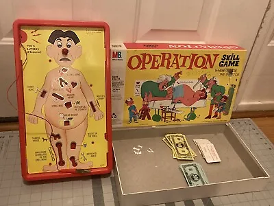 1965 Vintage OPERATION Board Game - Milton Bradley - Incomplete Untested • $7.99