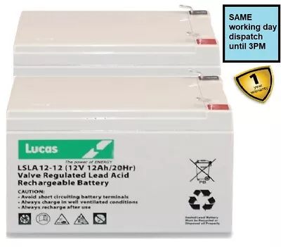 RBC6 APC UPS Compatible Replacement Battery Pack  For RBC 6 From LUCAS (2 CELLS) • £59.50