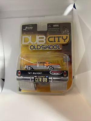 Jada Dub City OldSkool 1957 Buick 57 Wave 2 Silver & Orange #018 1:64 3 • $7