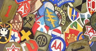 10 Assorted Us Military Patch Lot Insignia Fashion Jacket Vintage Usmc Us Army  • $12.99