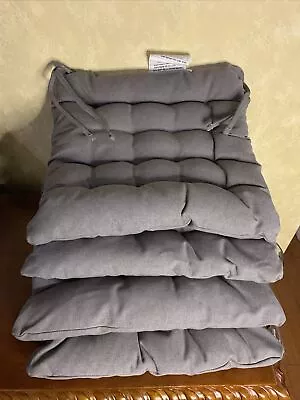 Vippart Grey Chair Cushion Ikea Set Of Four • $35