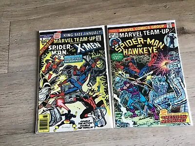  MARVEL TEAM UP COMICS LOT 3  From The 1970s.  MAKE AN OFFER! • $49.99