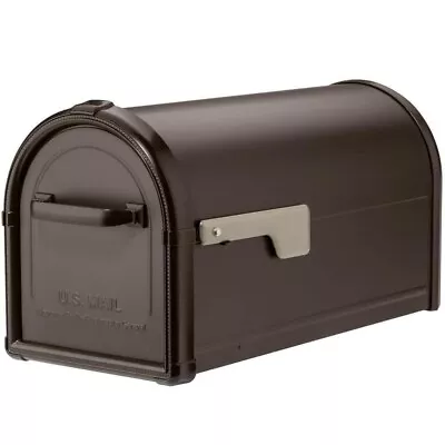 Architectural Mailboxes Hillsborough Rubbed Bronze Large Steel Post Mount • $70